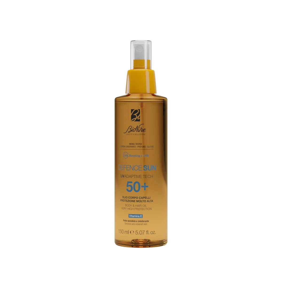 BIONIKE SUN PÄIKESEKAITSE SPREI KEHALE JA JUUSTELE SPF50 150ML - Tootepilt