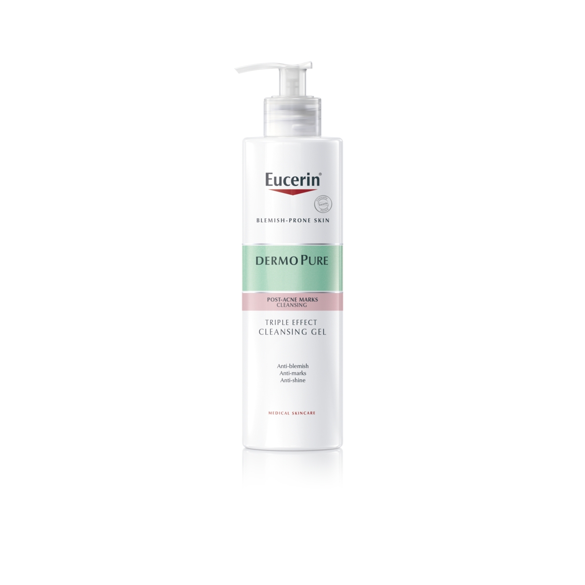 EUCERIN DERMOPURE PUHASTUSGEEL AKNEJÄRGNE 400ML - Tootepilt