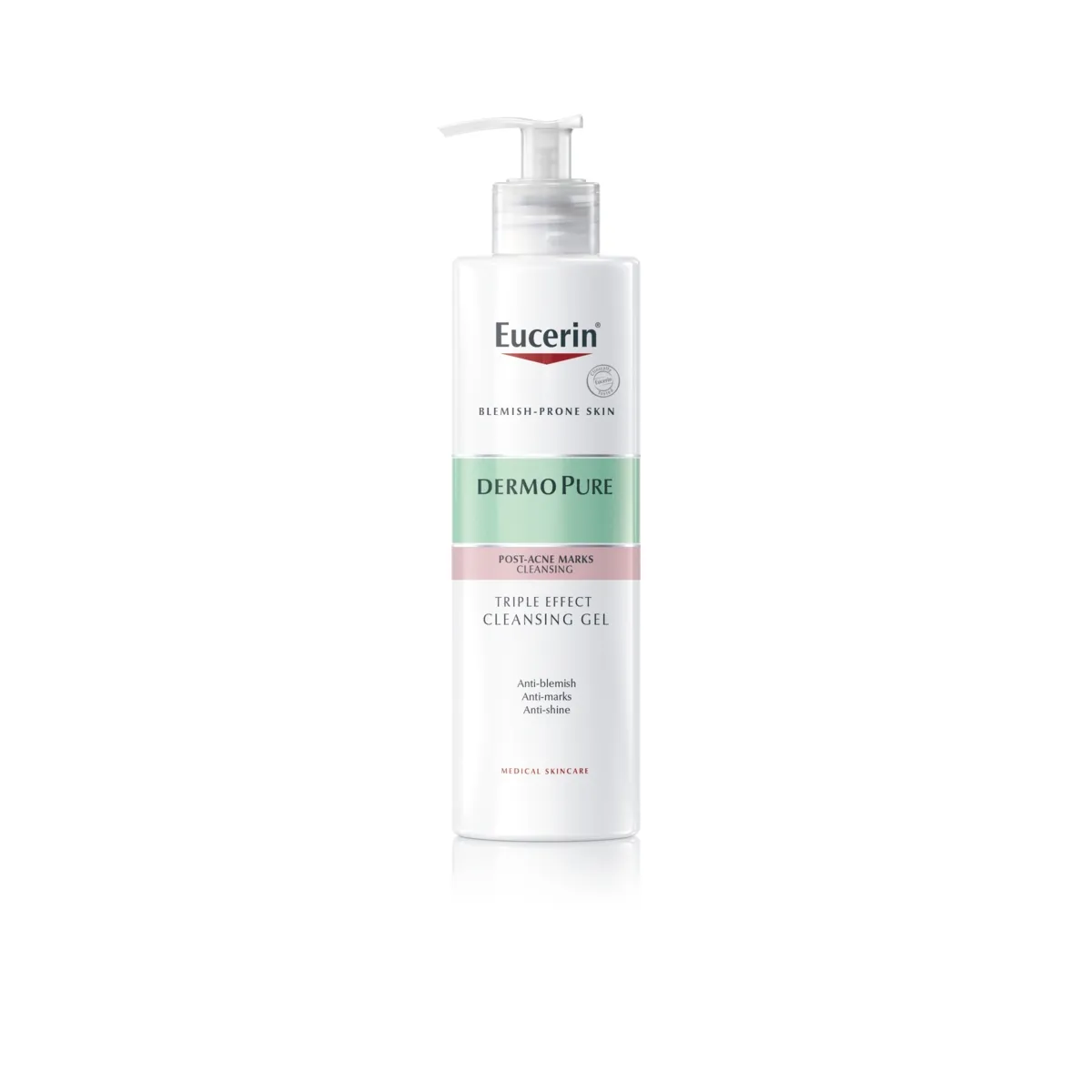EUCERIN DERMOPURE PUHASTUSGEEL AKNEJÄRGNE 400ML - Tootepilt
