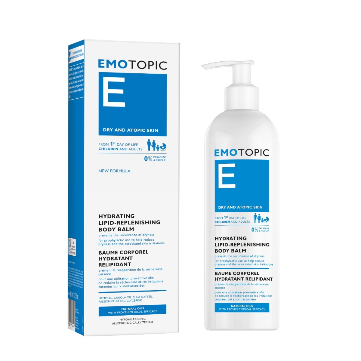 PHARMACERIS E EMOTOPIC KEHAPALSAM LIPIIDE TAASTAV 400ML - Tootepilt