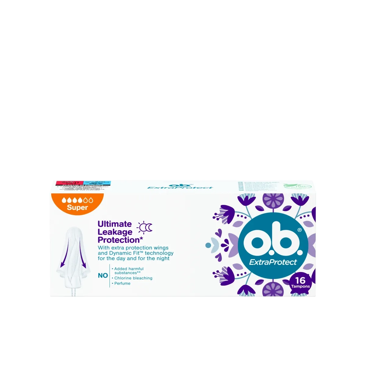 O.B. HÜG TAMPOONID EXTRA PROTECT SUPER N16 - Tootepilt