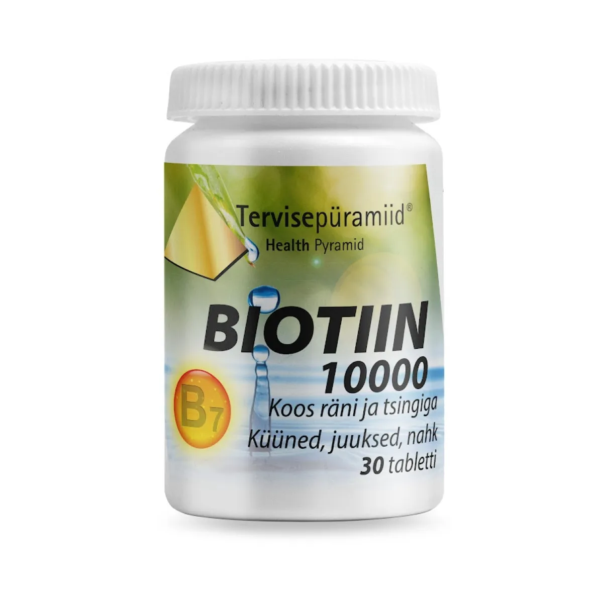 TERVISEPÜRAMIID BIOTIIN 10000 N30 - Tootepilt