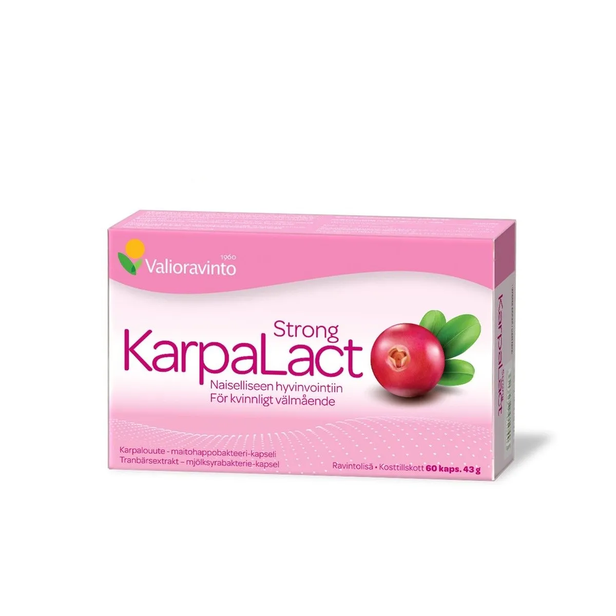 KARPALACT STRONG CAPS N60 JÕHVIKAD+PIIMHAPPEBAKTERID - Tootepilt 1