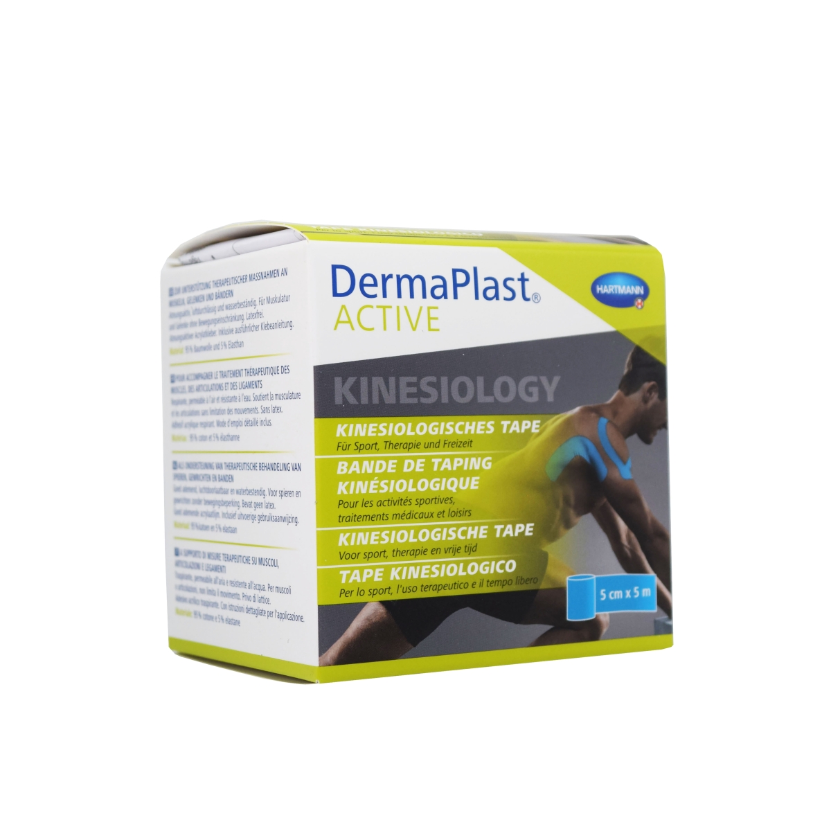 DERMAPLAST ACTIVE KINESIOTEIP 5CMX5M SININE - Tootepilt