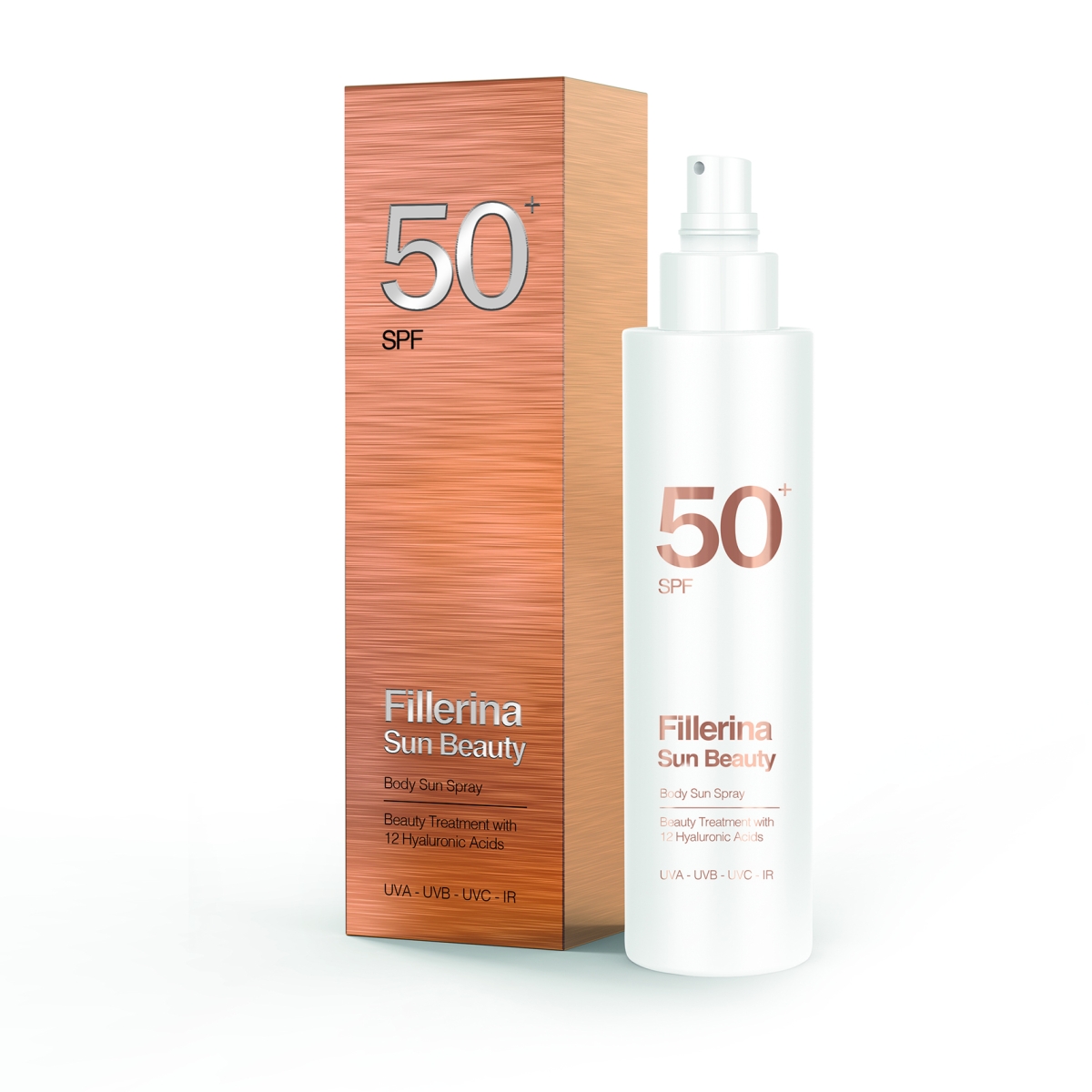 FILLERINA SUN PÄIKESEKAITSE SPREI KEHALE SPF50+ 200ML - Tootepilt 1