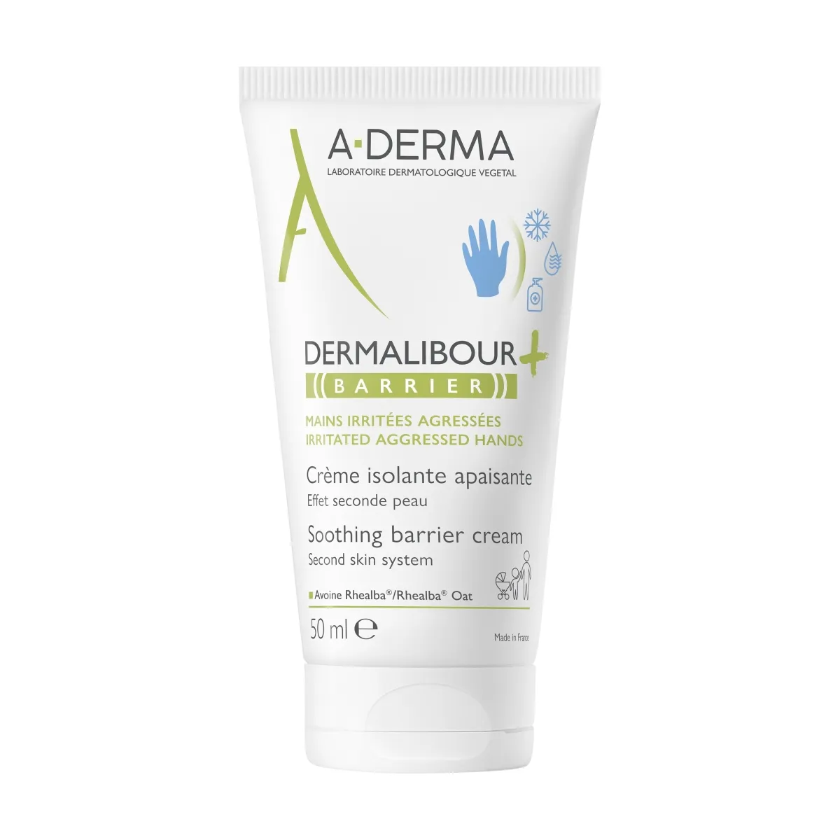 A-DERMA DERMALIBOUR+ BARRIER KAITSEV KREEM 50ML - Tootepilt 1