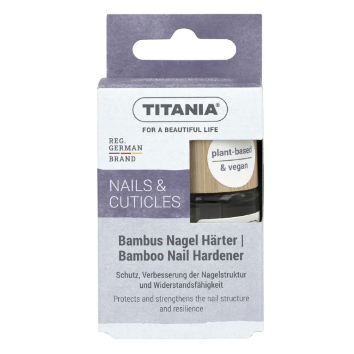 TITANIA KÜÜNTE TUGEVDAJA BAMBUSEGA 12ML - Tootepilt
