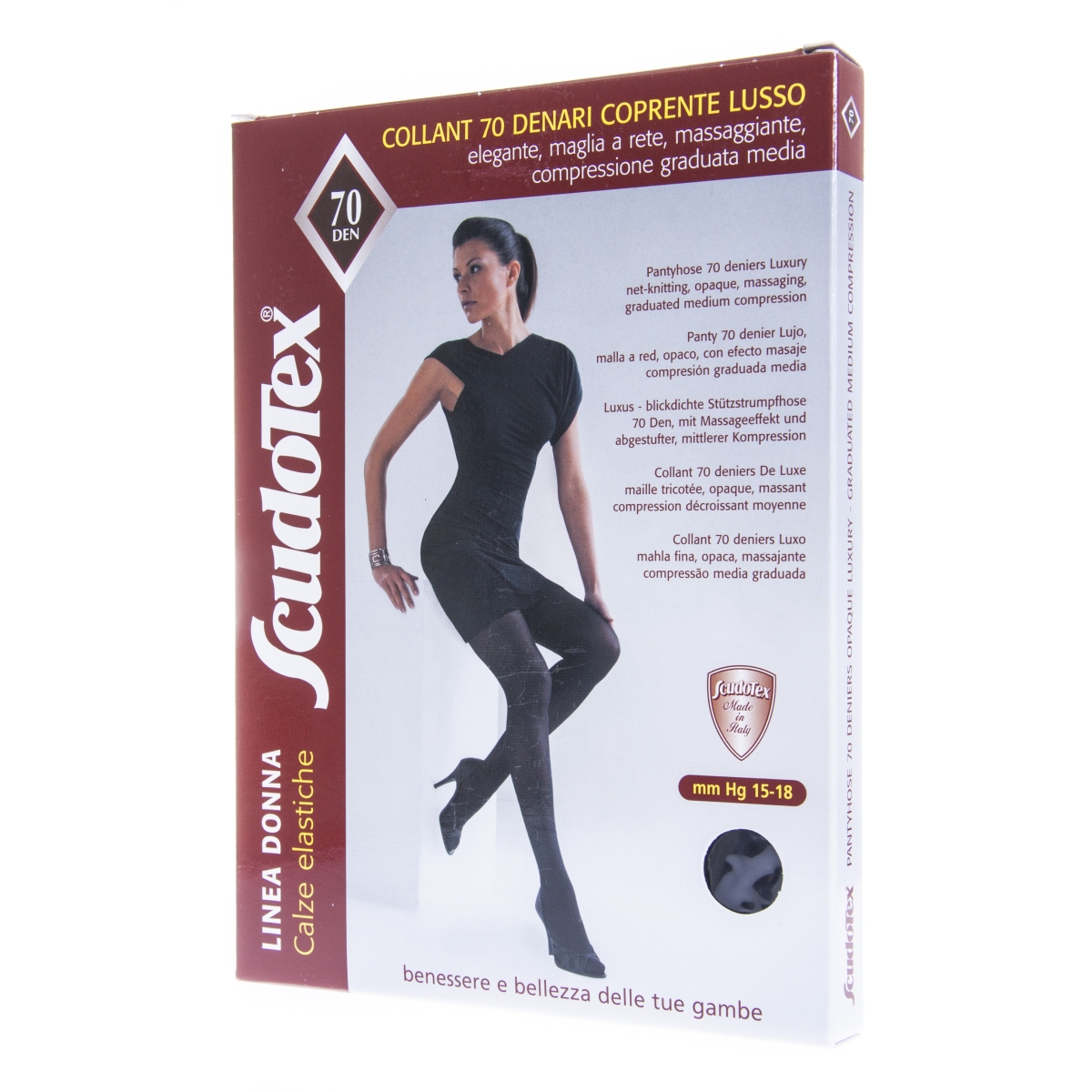 SCUDOTEX SUKKPÜKSID MIKROFIIBER 70DEN T3 NERO - Tootepilt