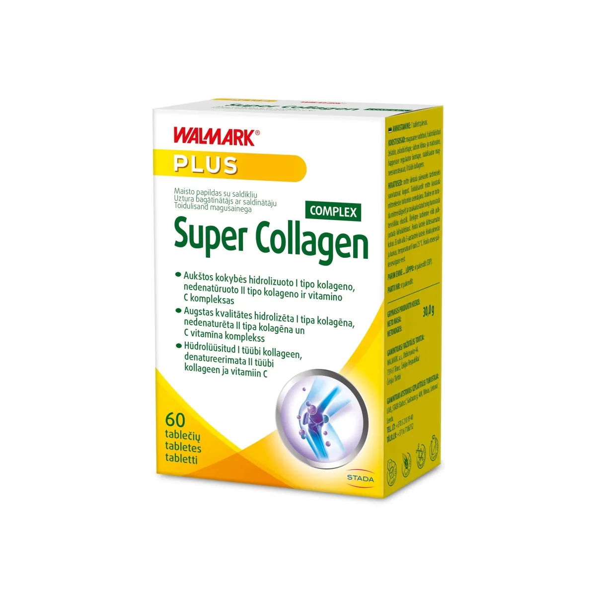 WALMARK SUPER COLLAGEN COMPLEX TBL N60 - Tootepilt