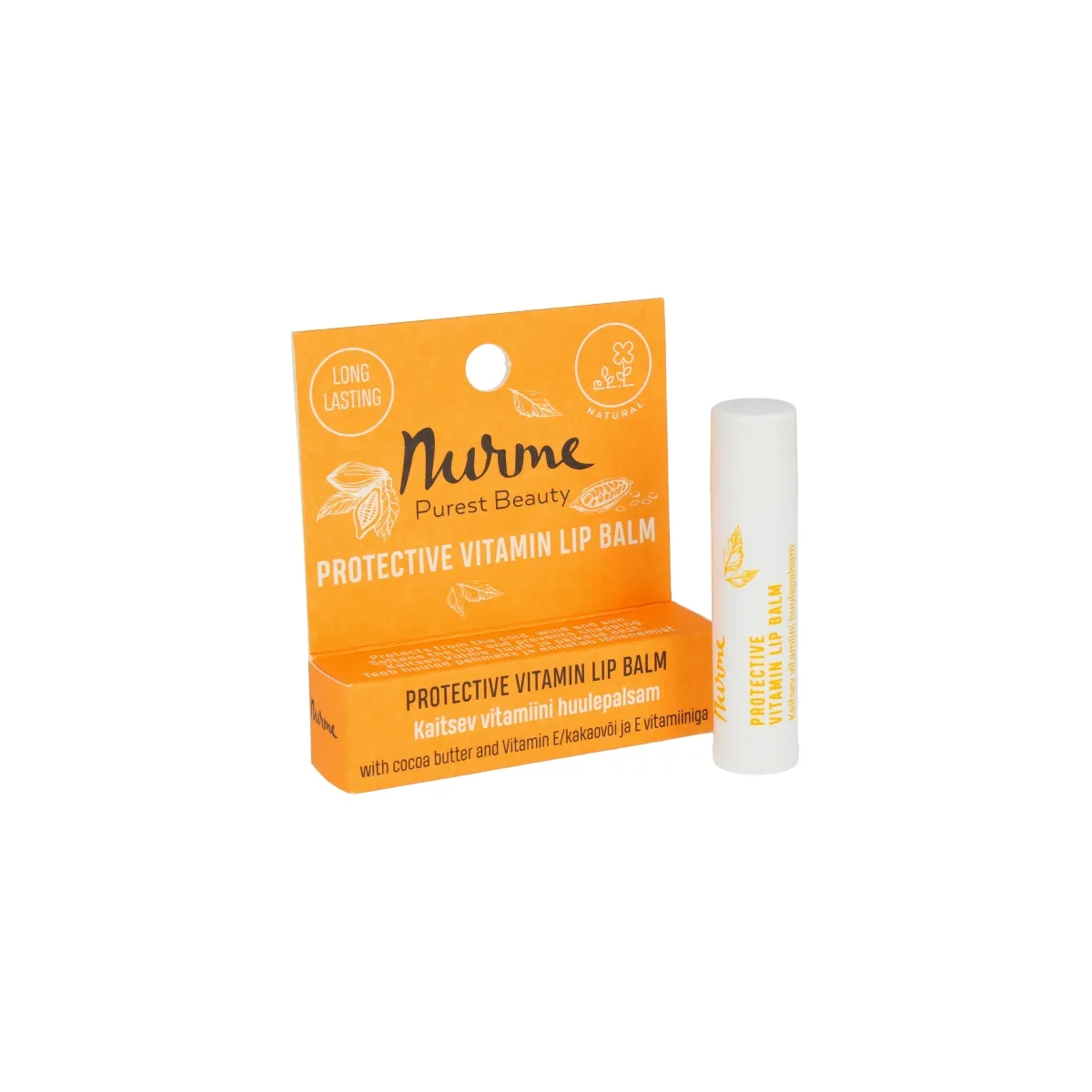 NURME HUULEPALSAM VITAMIINI 4,5G (PULK) - Tootepilt