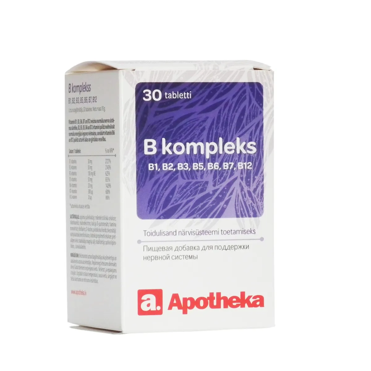 A. B KOMPLEKS TBL N30 - Tootepilt