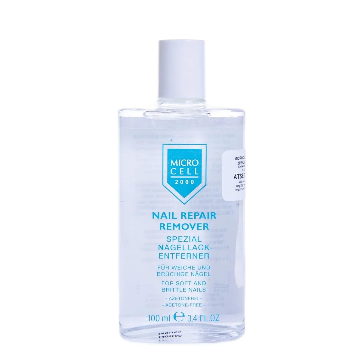 MICRO CELL KÜÜNELAKIEEMALDAJA ATSETOONITA 100ML - Tootepilt