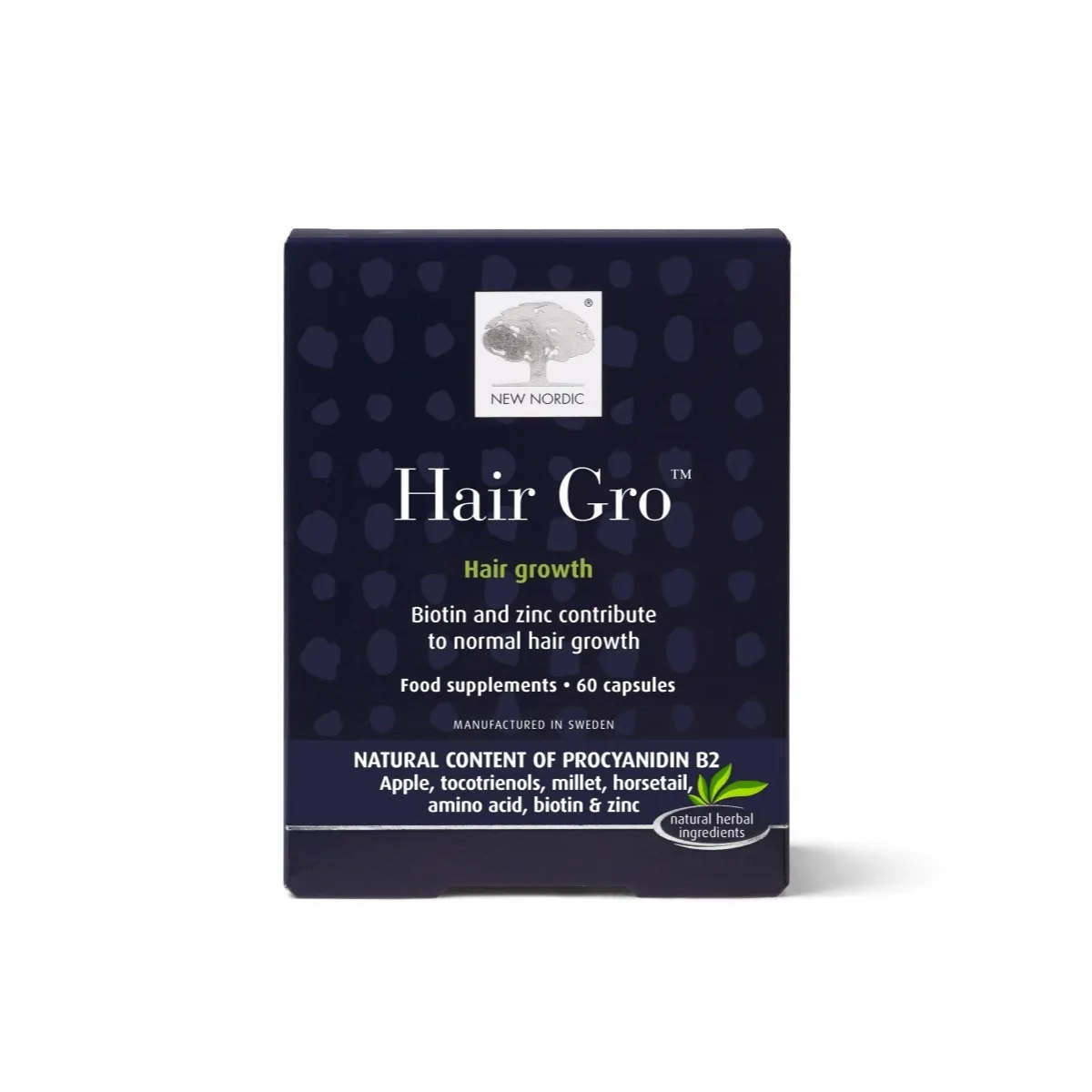 NEW NORDIC HAIR GRO CAPS N60 - Tootepilt