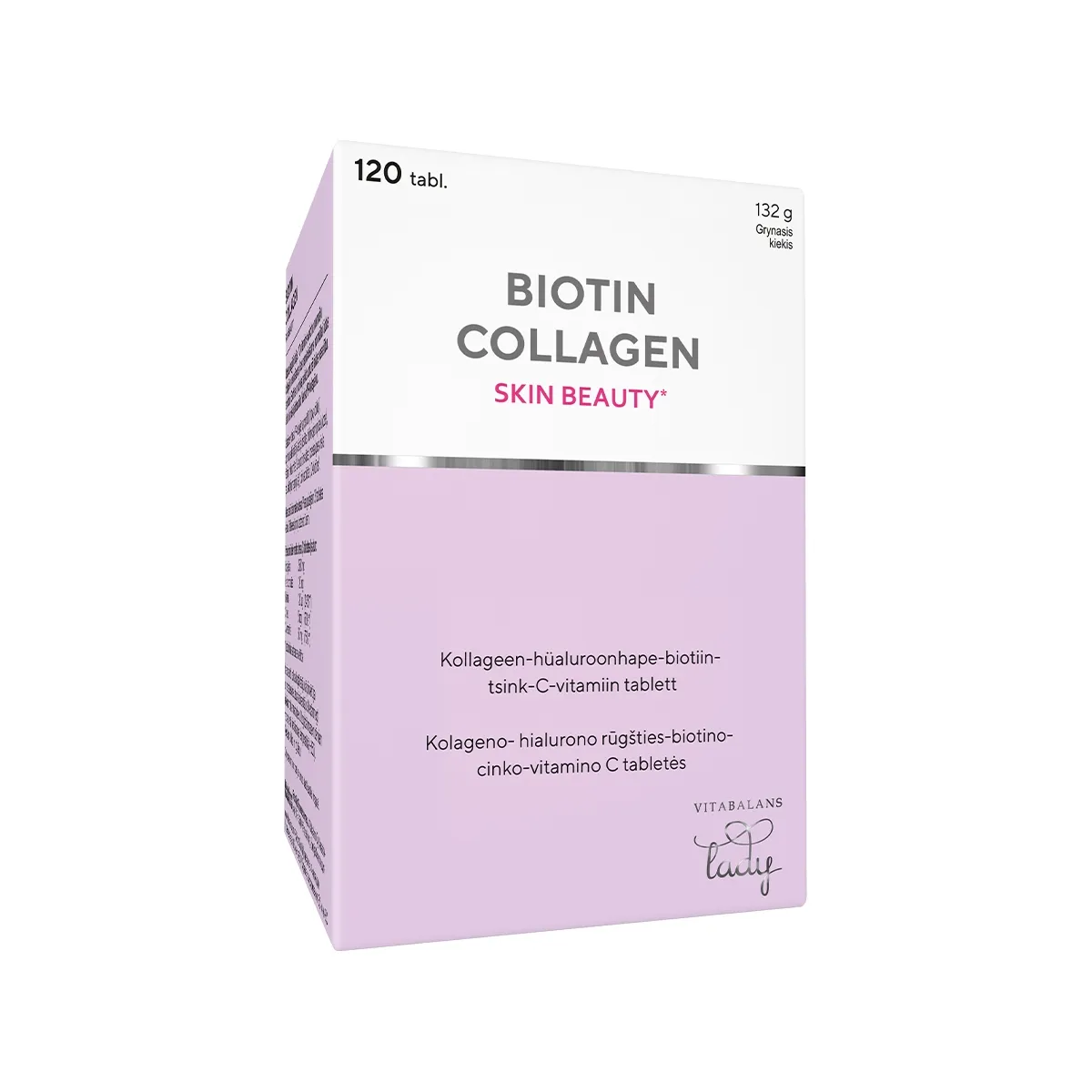 BIOTIIN COLLAGEN SKIN BEAUTY TBL N120 - Tootepilt 1