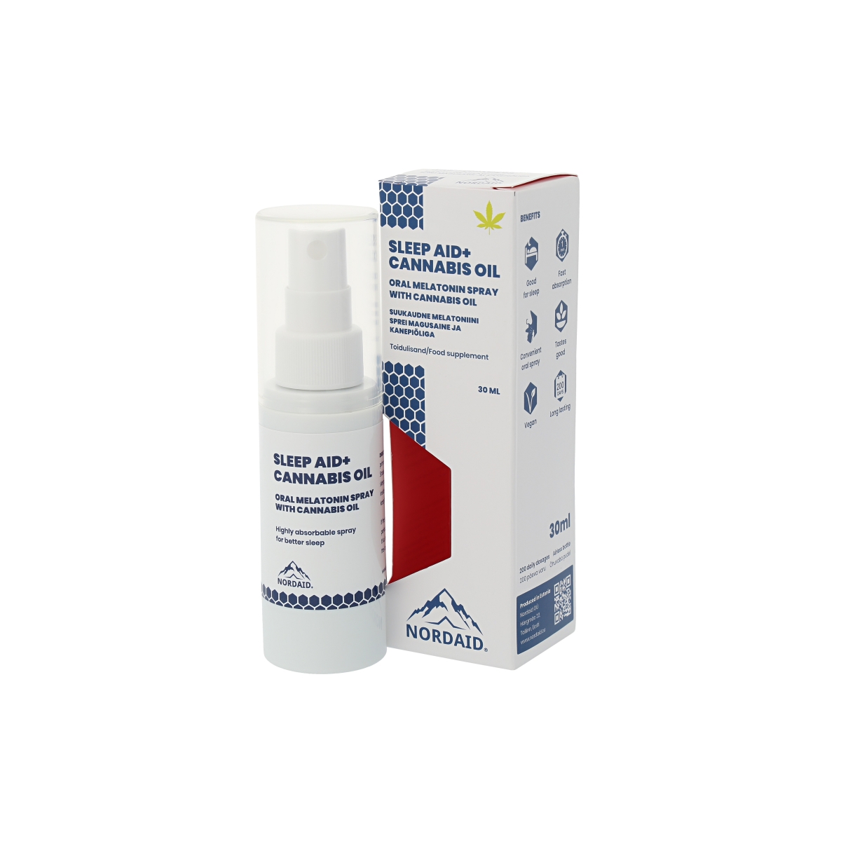 NORDAID SLEEP AID MELATONIINI SPREI 1MG KANEPIÕLIGA 30ML - Tootepilt