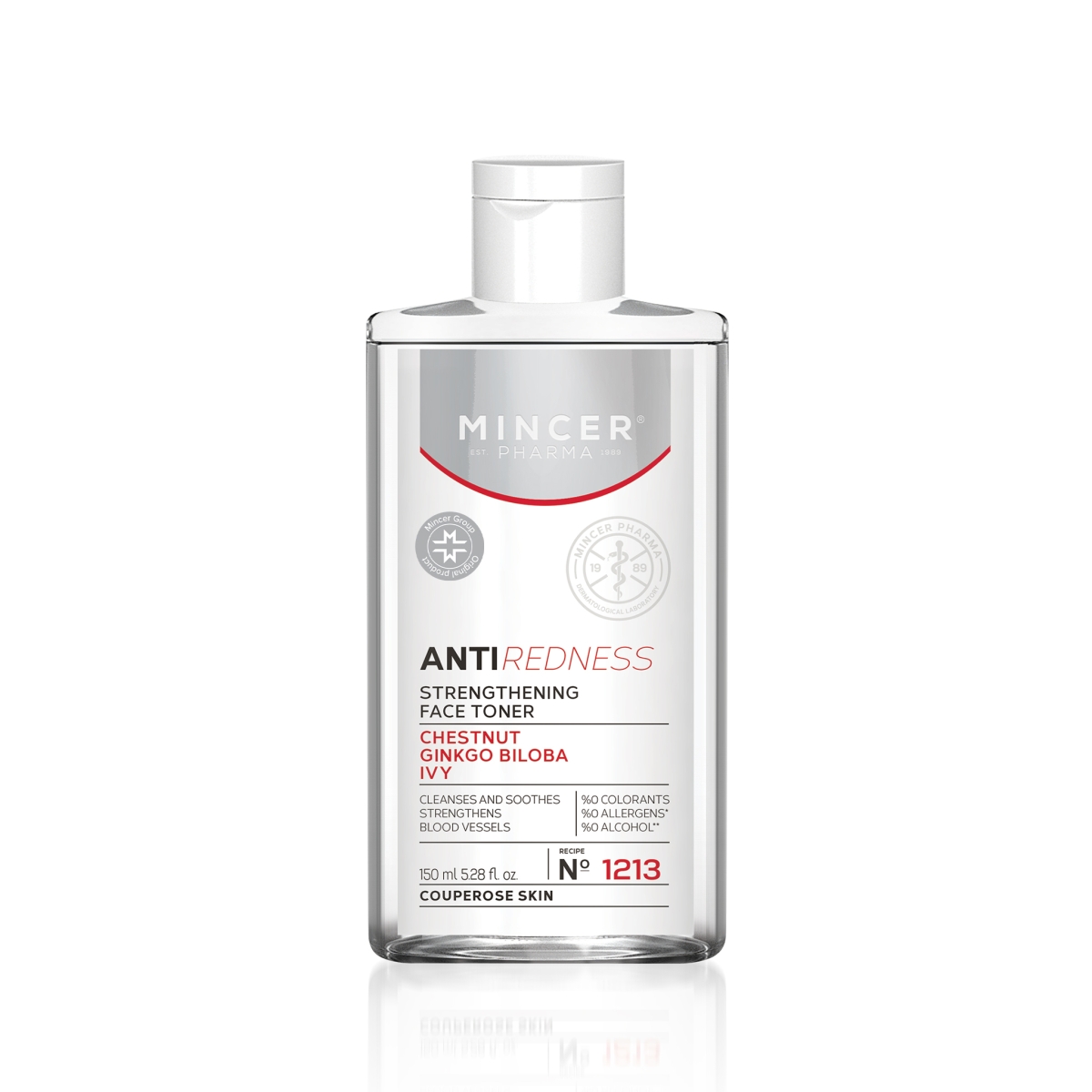 MINCER PHARMA REDNESS TOONIK PUNETUST VÄHENDAV 150ML - Tootepilt