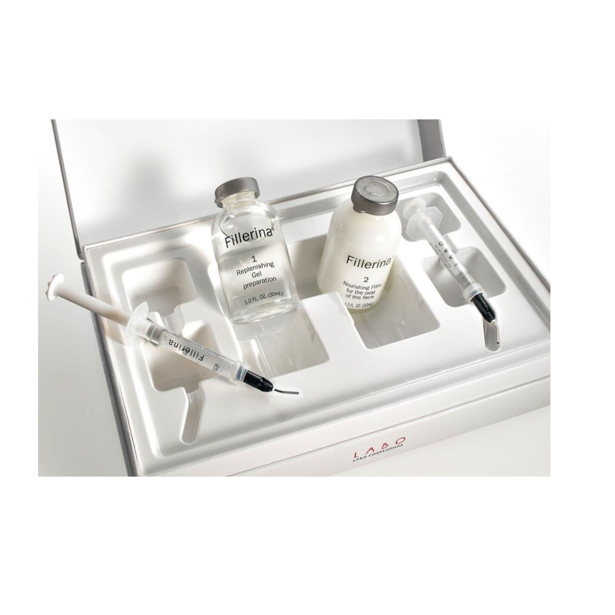 FILLERINA SEERUM NÄOLE JA KAELALE KORTSE TÄITEV III N2X30ML - Tootepilt