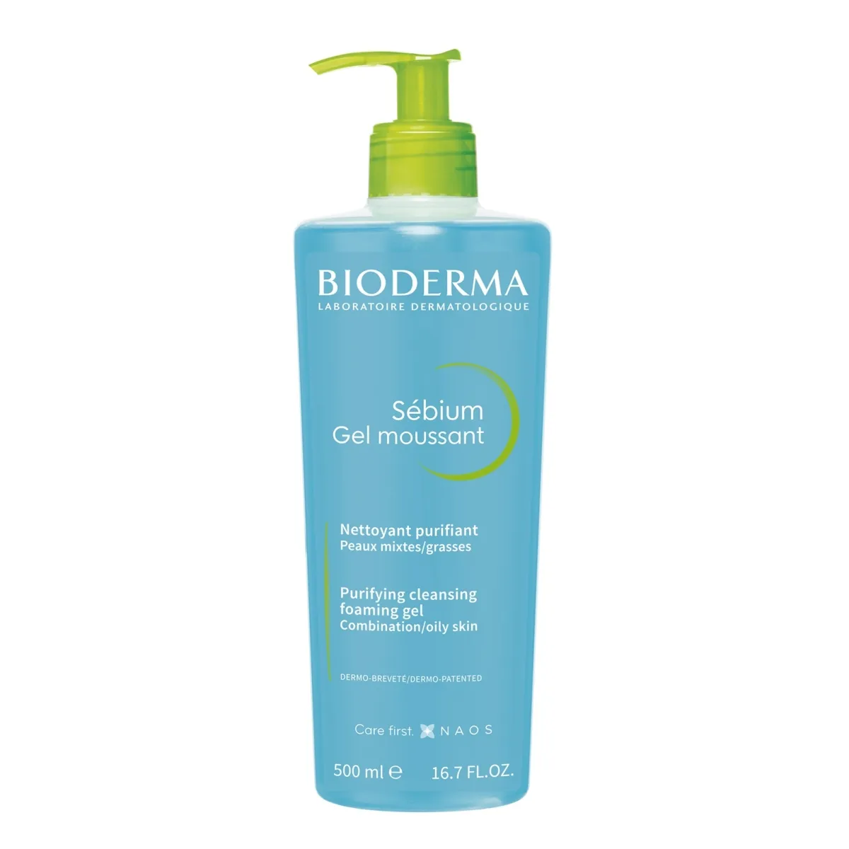 BIODERMA SEBIUM NÄOPUHASTUSE VAHTGEEL 500ML - Tootepilt