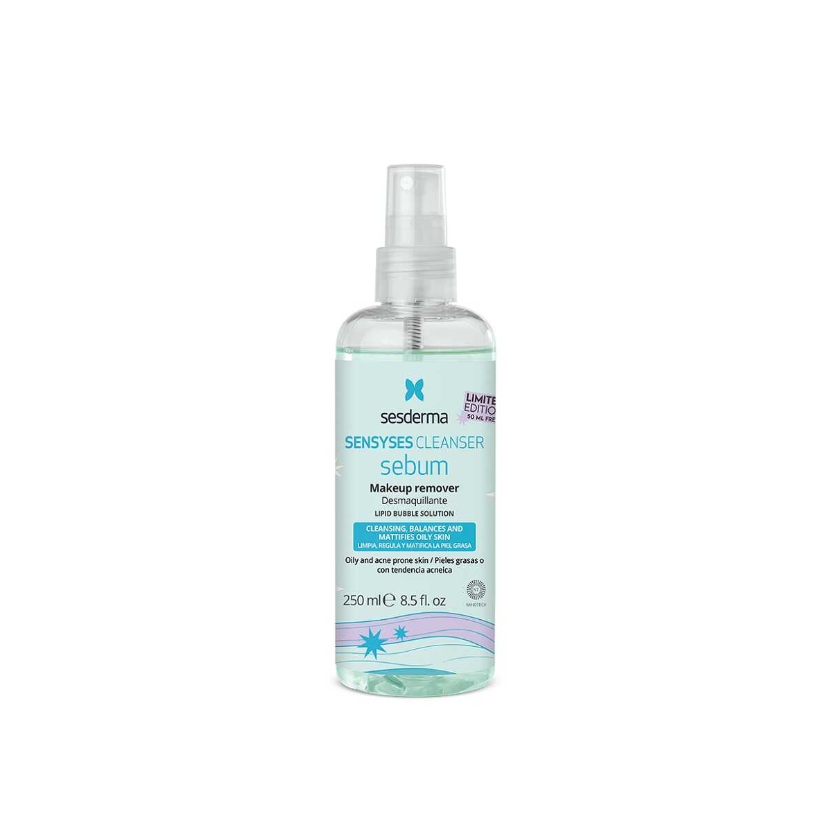 SESDERMA SENSYSES CLEANSER PUHASTUSVESI RASUNE NAHK 250ML - Tootepilt