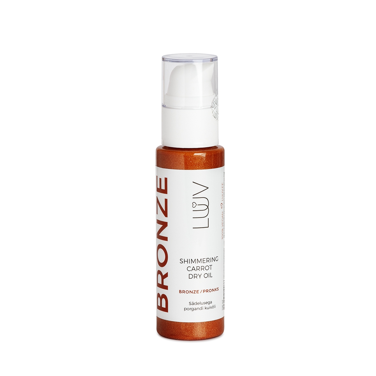 LUUV PORGANDI KUIVÕLI SÄDELUSEGA PRONKS 100ML - Tootepilt