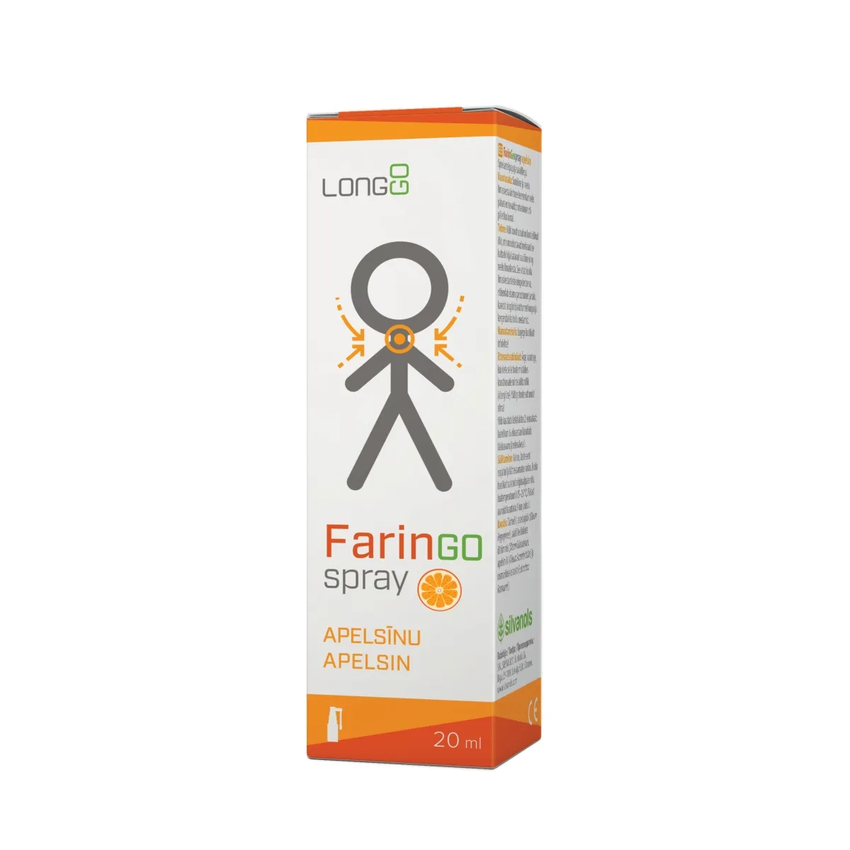 FARINGO SPRAY APELSIN 20ML - Tootepilt