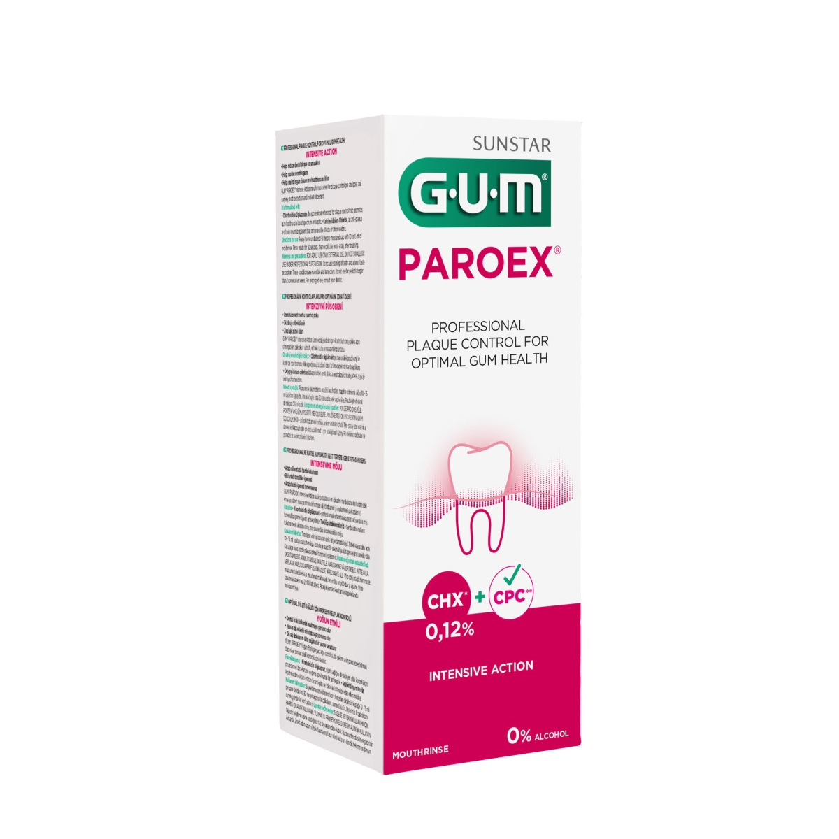GUM SUUVESI PAROEX 0,12% KLOORHEKSIDIINIGA 300ML - Tootepilt