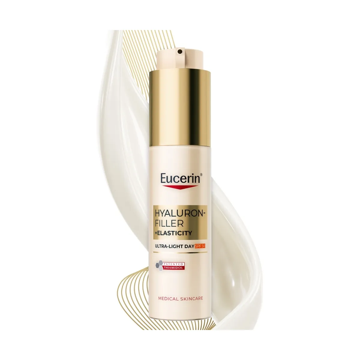 EUCERIN HYALURON FILLER+ELASTICITY KERGE PÄEVAKREEM SPF50 50ML - Tootepilt