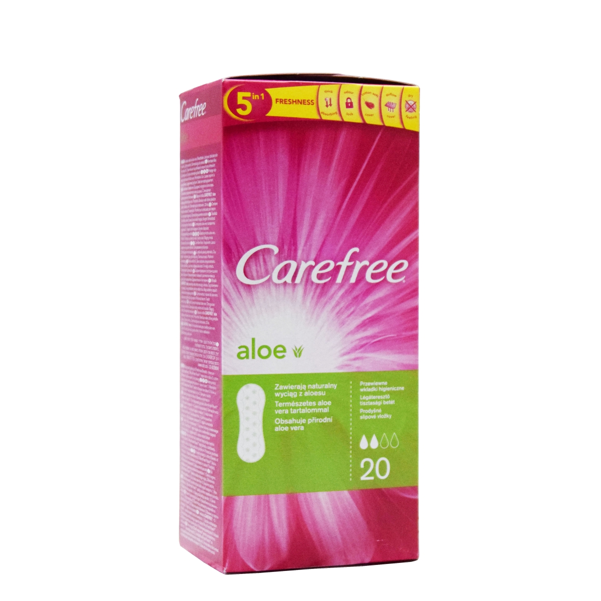 CAREFREE PESUKAITSE ALOE VERA N20 - Tootepilt
