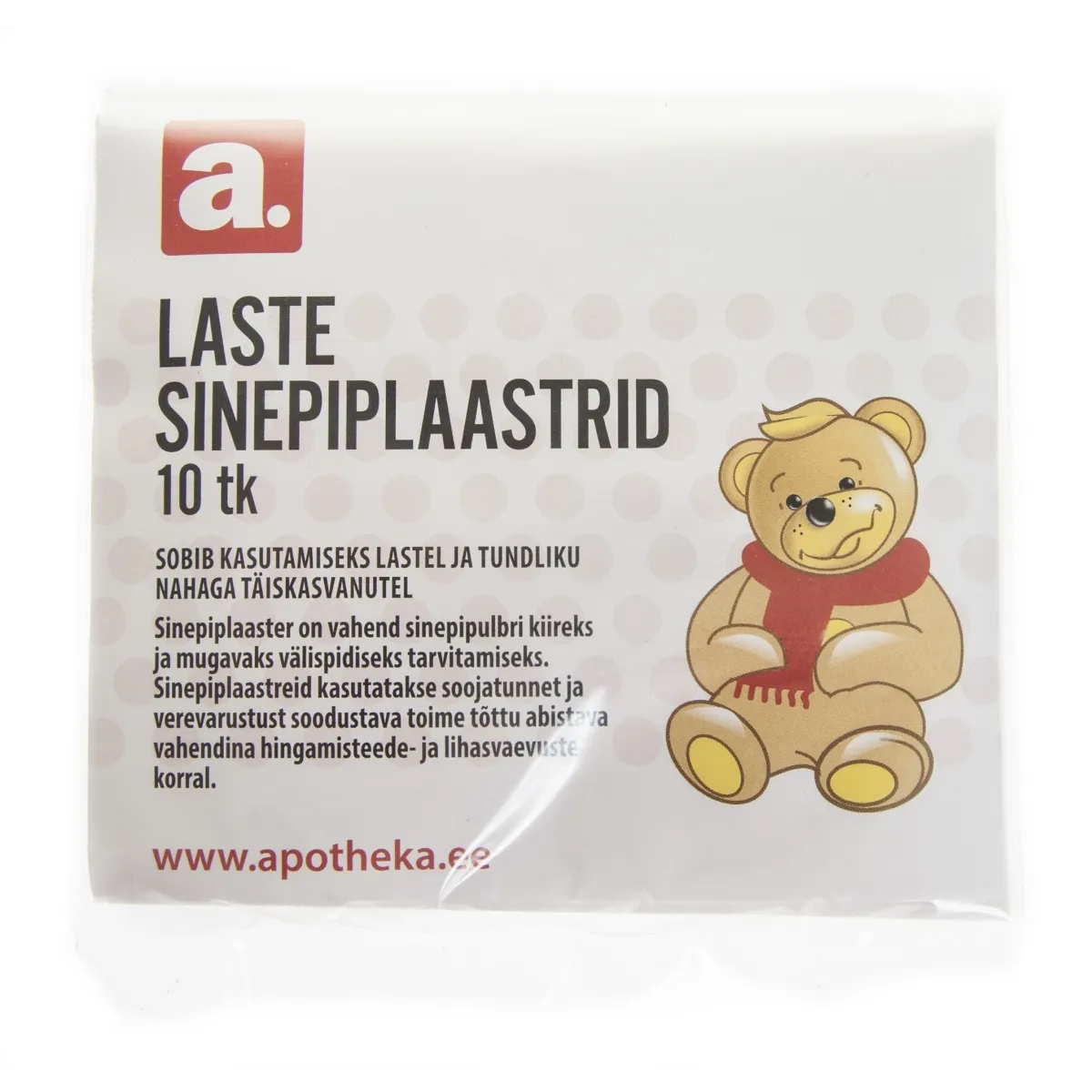 A. SINEPIPLAASTER (LASTE) N10 - Tootepilt