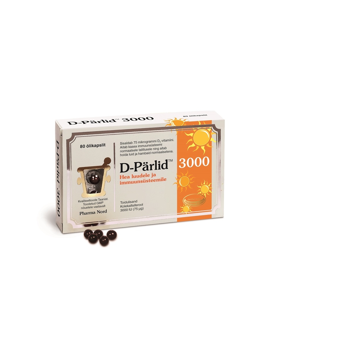 D-PÄRLID 3000 KAPSLID N80 - Tootepilt
