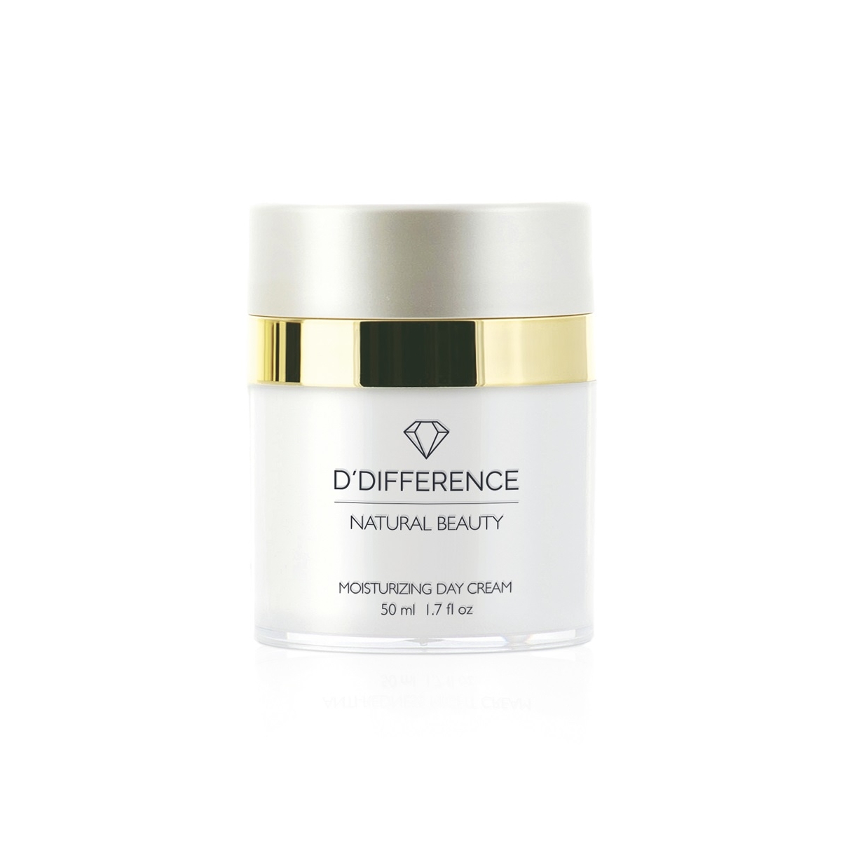 D`DIFFERENCE NATURAL BEAUTY 4D PÄEVAKREEM NIISUTAV 50ML - Tootepilt