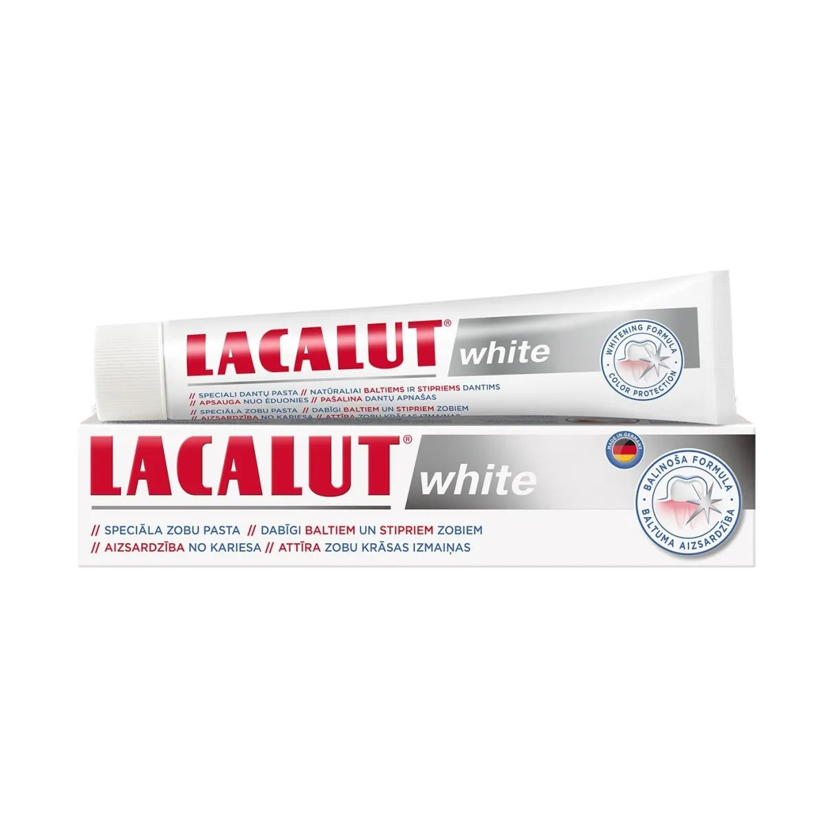 LACALUT HAMBAPASTA WHITE 75ML UUS - Tootepilt