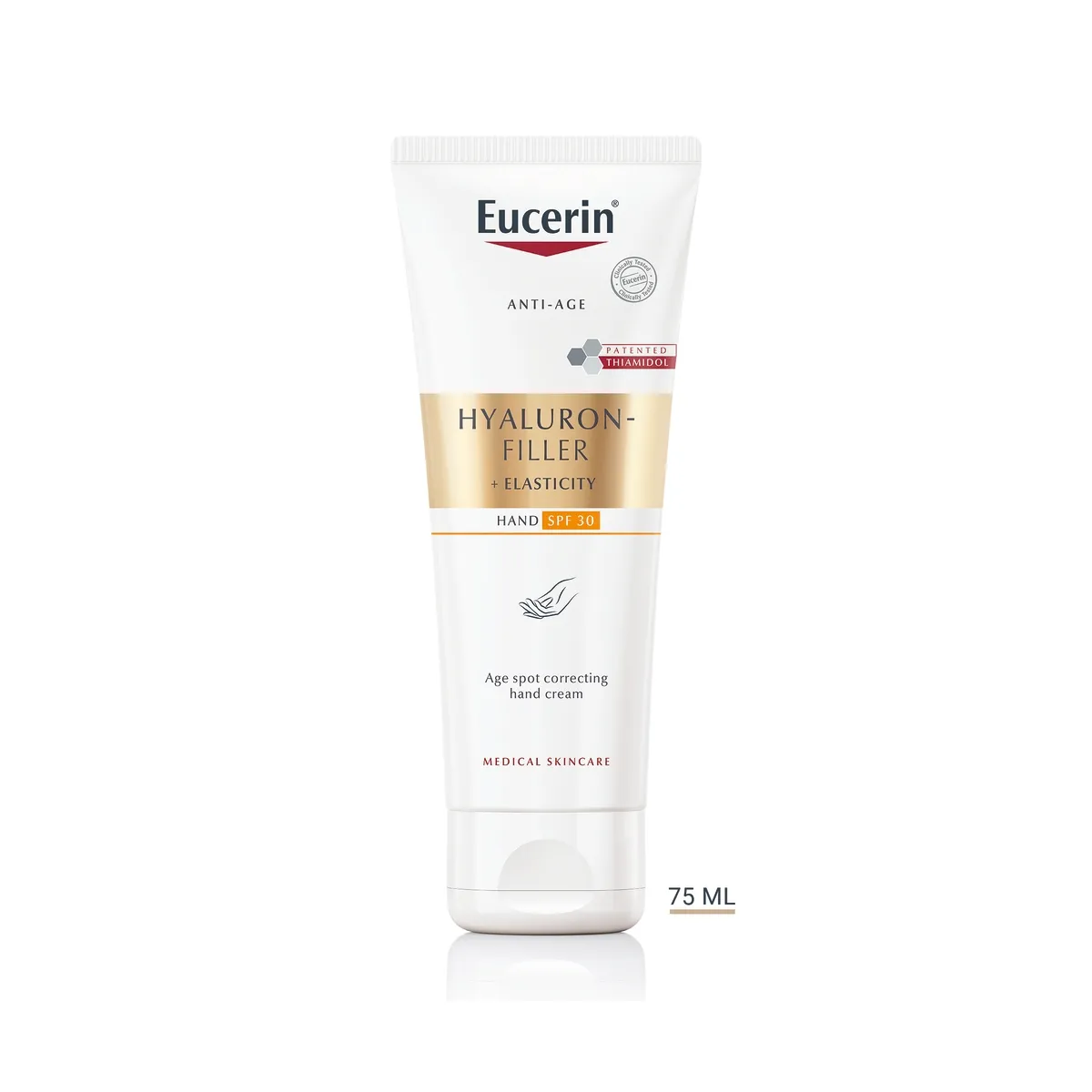 EUCERIN HYALURON FILLER+ELASTICITY KÄTEKREEM 75ML - Tootepilt
