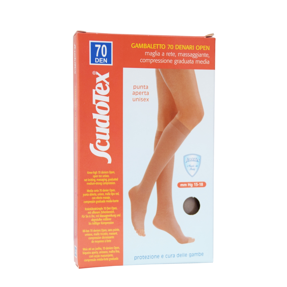 SCUDOTEX PÕLVIKUD AVATUD VARBAOSA 70DEN T3 NATURE - Tootepilt