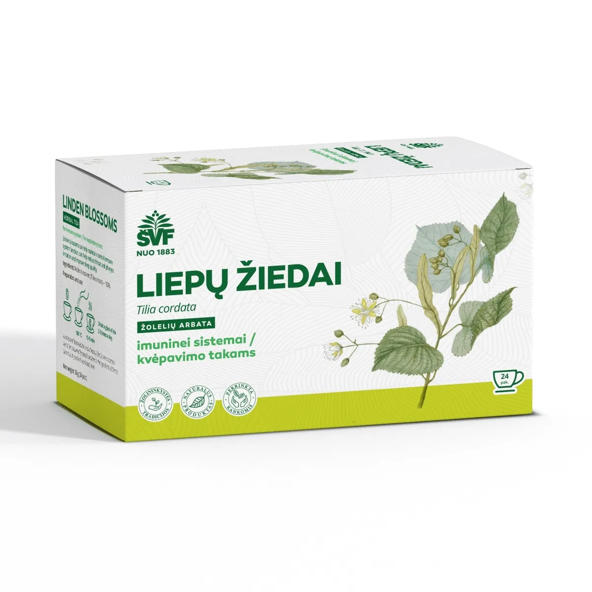 PÄRNAÕIED (TILIAE FLORES) 1,5G N24 (36G) - Tootepilt