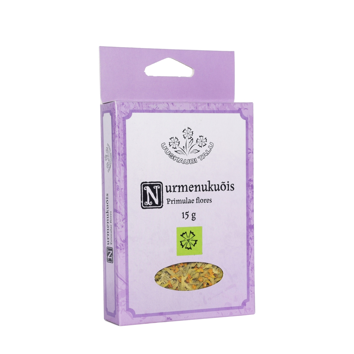 NURMENUKUÕIED (PRIMULAE FLORES) 15G (KARP) - Tootepilt