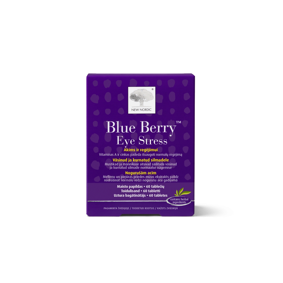 NEW NORDIC BLUE BERRY EYE STRESS TBL N60 - Tootepilt