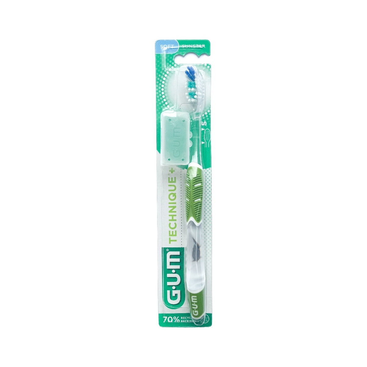 GUM HAMBAHARI TECHNIQUE PLUS COMPACT SOFT - Tootepilt