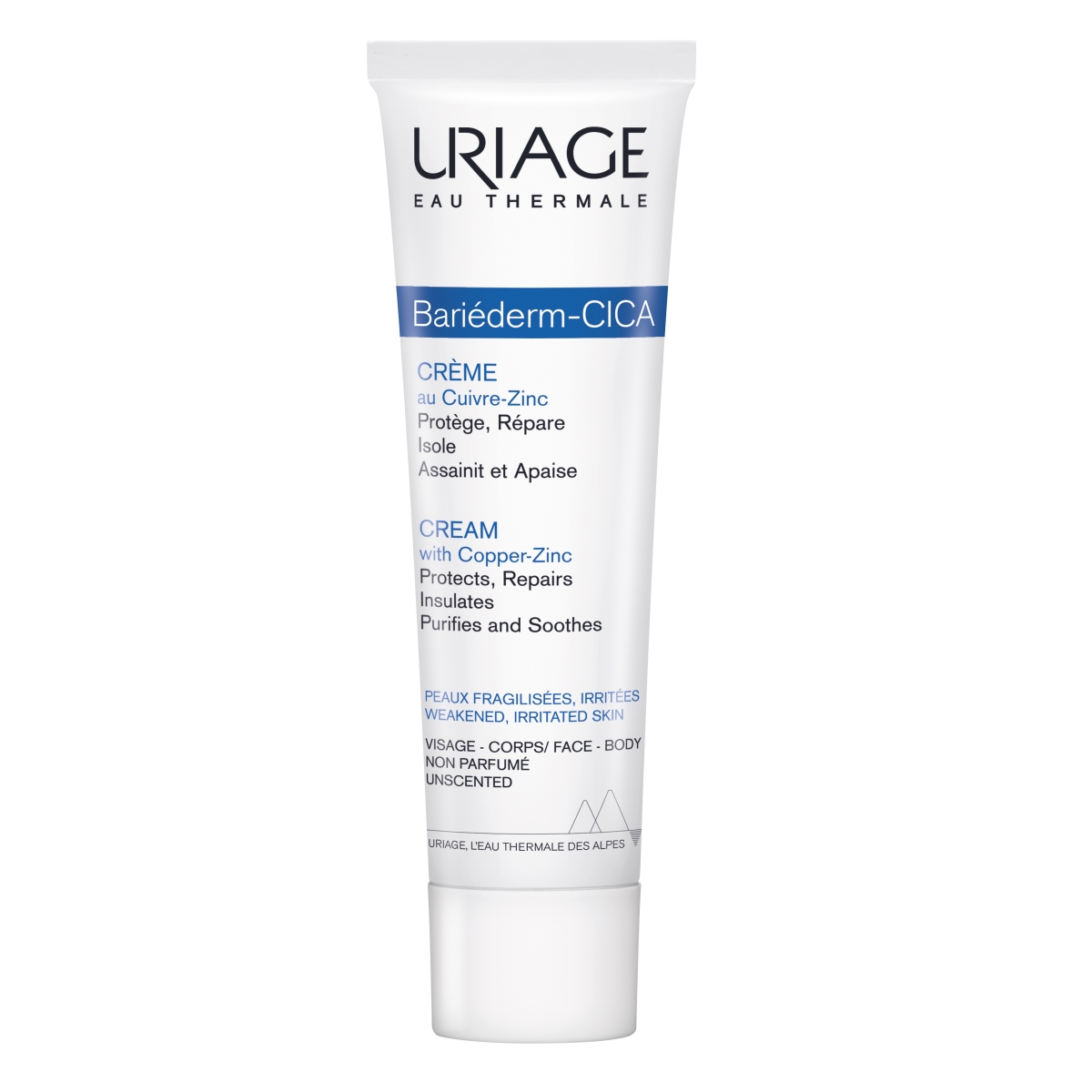 URIAGE BARIEDERM CICA KREEM TAASTAV NÄOLE JA KEHALE 40ML - Tootepilt