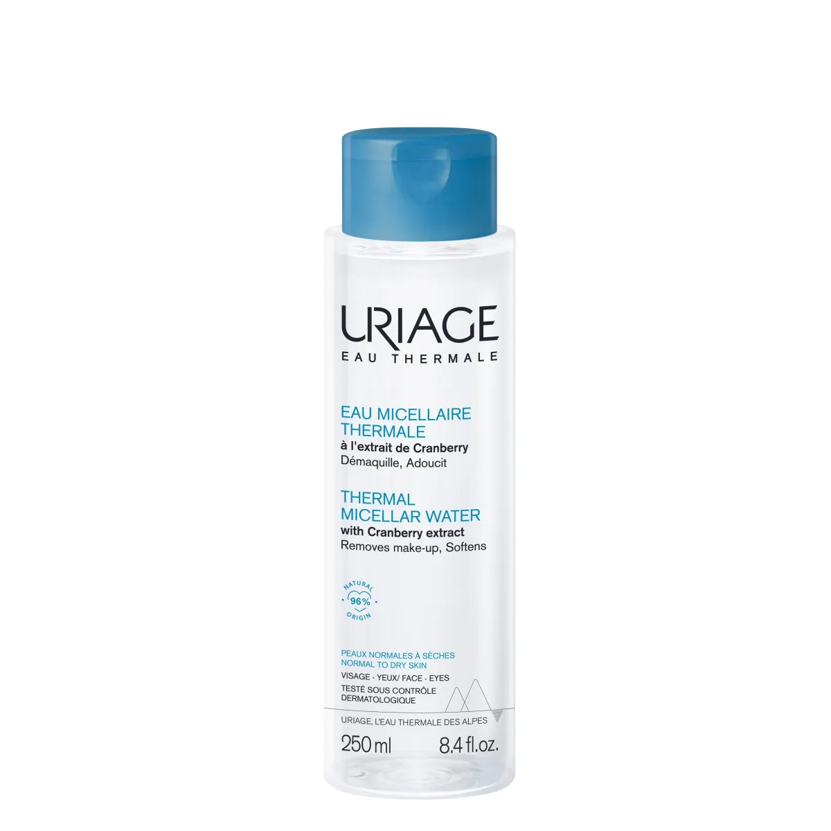 URIAGE MITSELLAARVESI NORMAALSELE JA KUIVALE NAHALE 250ML - Tootepilt