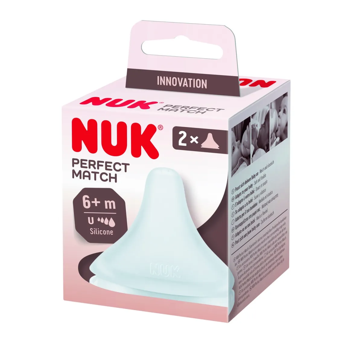 NUK PERFECT MATCH PUDELILUTT SILIK. L (6+KUUD) N2 - Tootepilt
