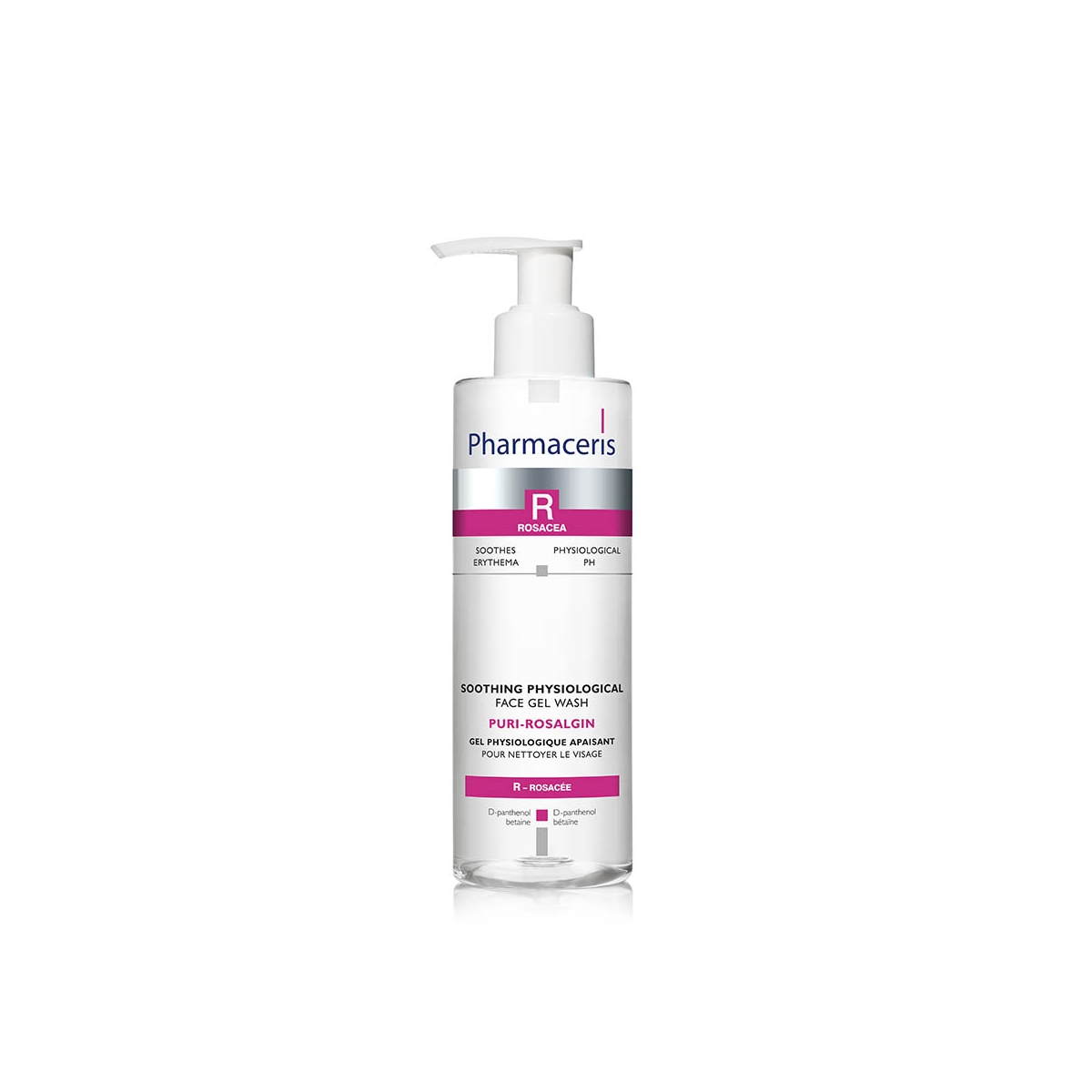 PHARMACERIS R PURI-ROSALGIN NÄOPESUGEEL RAHUSTAV 190ML - Tootepilt