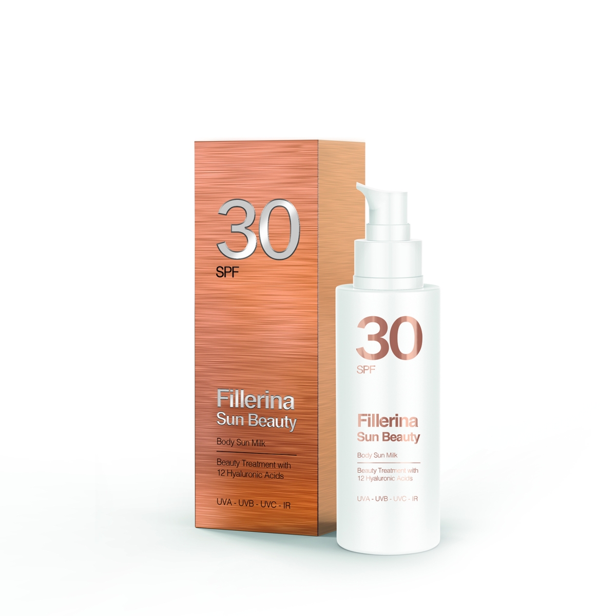 FILLERINA SUN PÄIKESEKAITSEPIIM KEHALE SPF30 150ML - Tootepilt 1