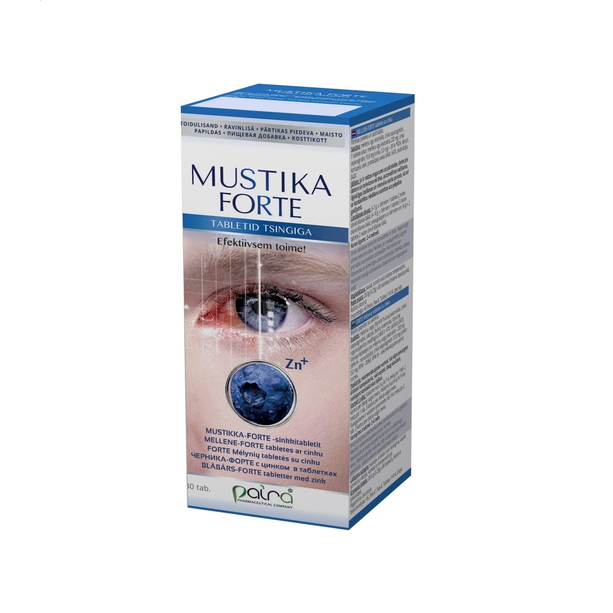 MUSTIKA FORTE TBL TSINGIGA N80 (PAIRA) - Tootepilt