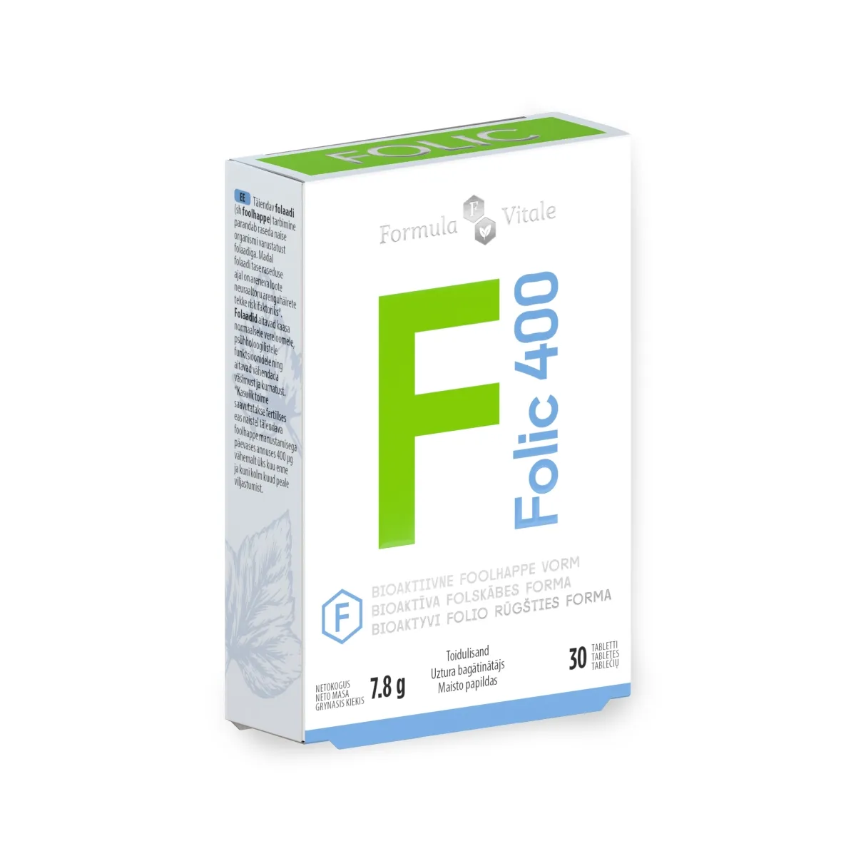 FORMULA VITALE FOLIC 400 N30 - Tootepilt
