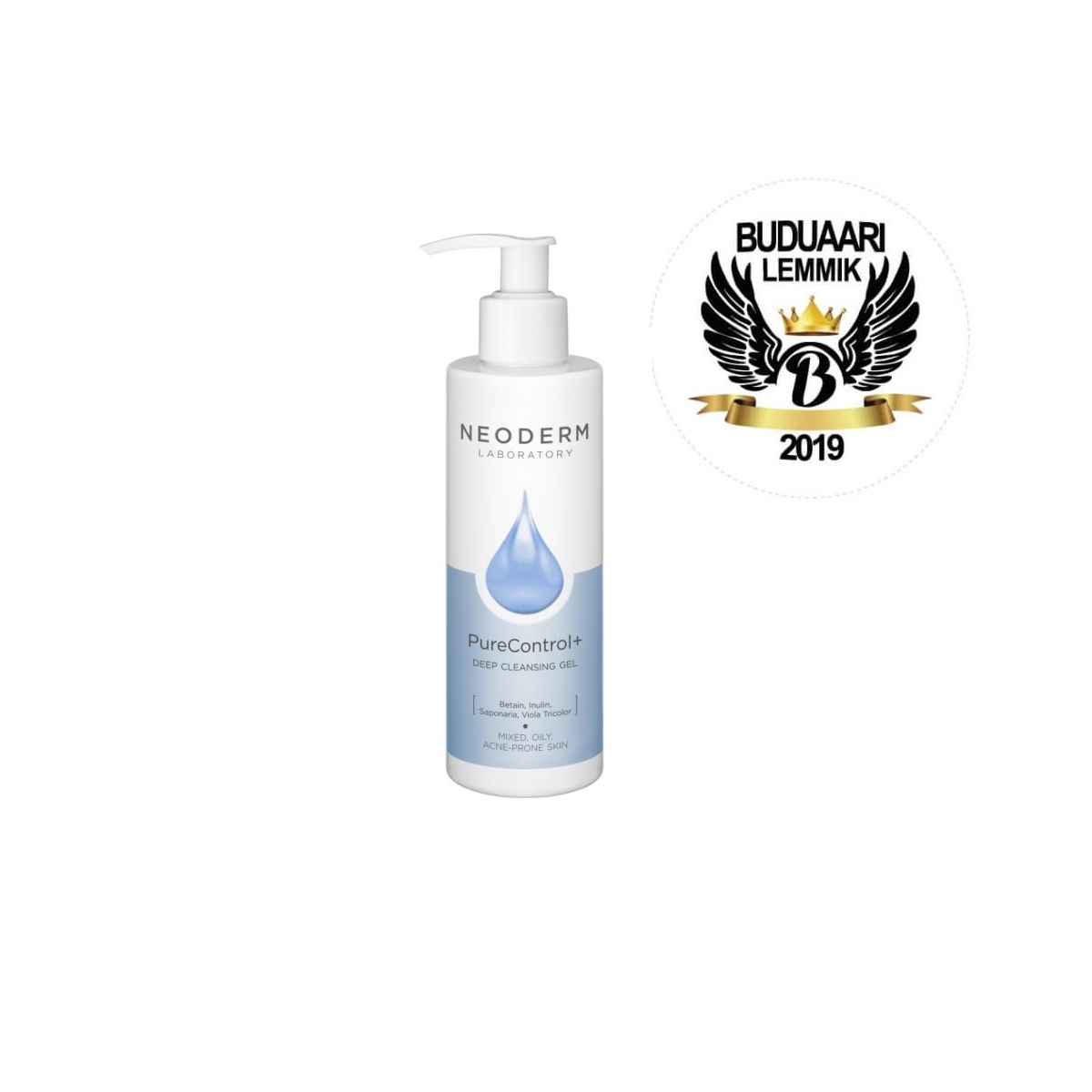 NEODERM PURECONTROL+ GEEL NÄOLE SÜGAVPUHASTAV 200ML - Tootepilt