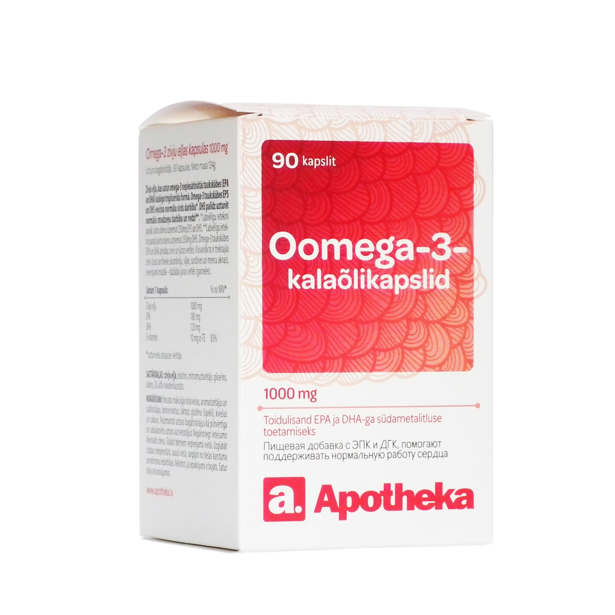 A. OOMEGA-3 KALAÕLIKAPSLID 1000MG N90 - Tootepilt