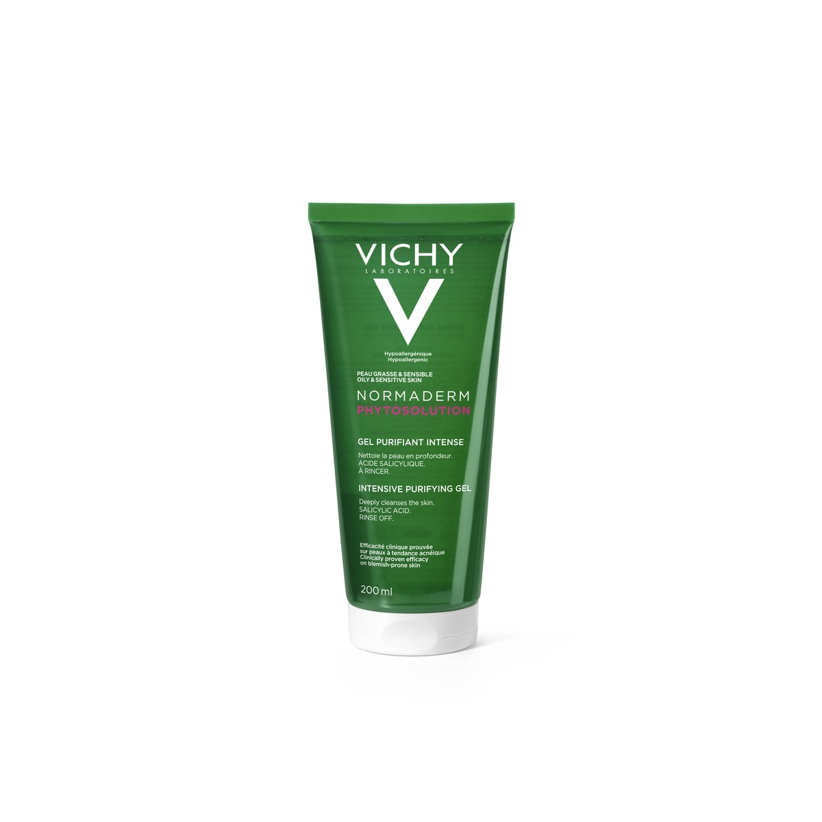 VICHY NORMADERM SÜGAVPUHASTAV GEEL RASUSELE NAHALE 200ML - Tootepilt