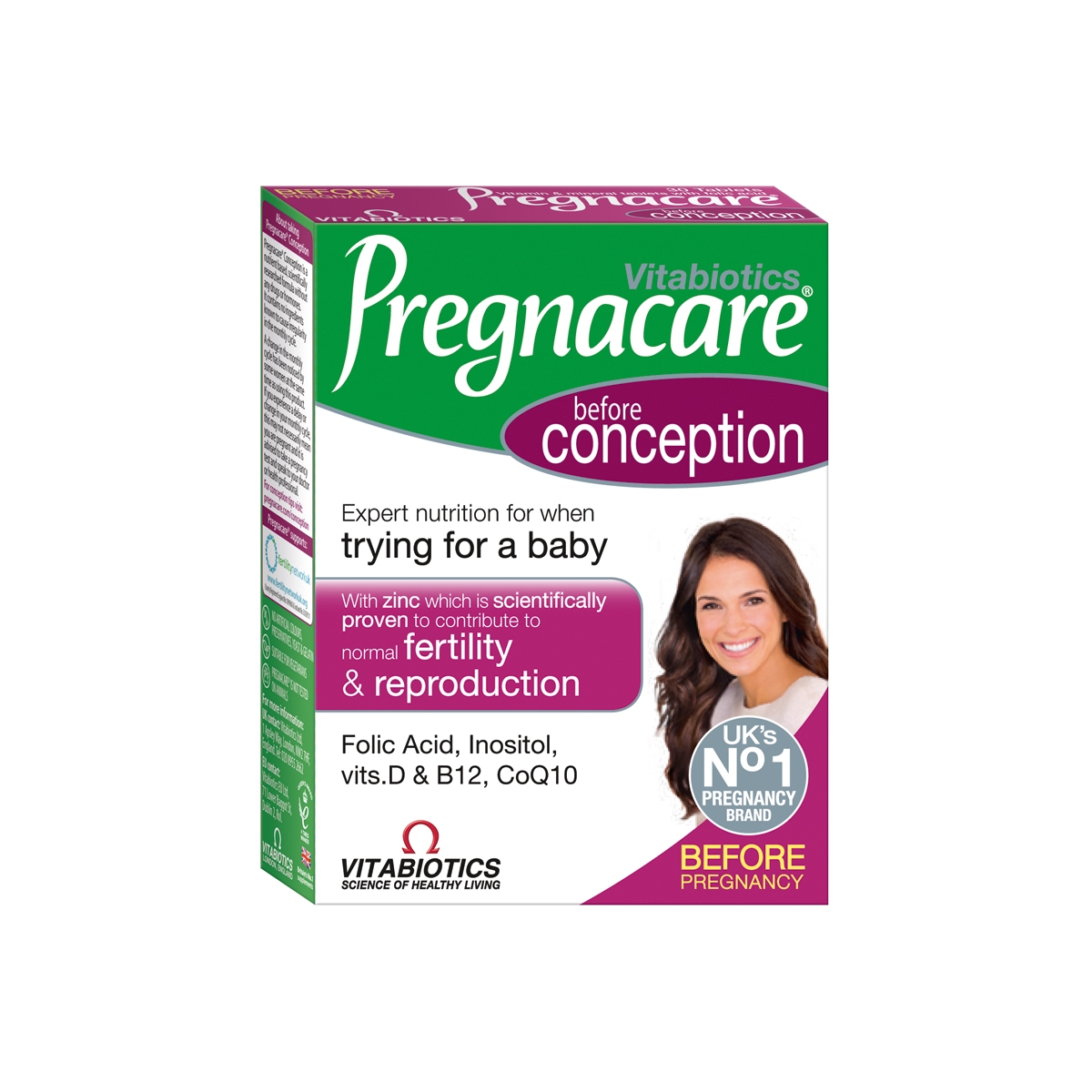 PREGNACARE CONCEPTION TBL N30 - Tootepilt