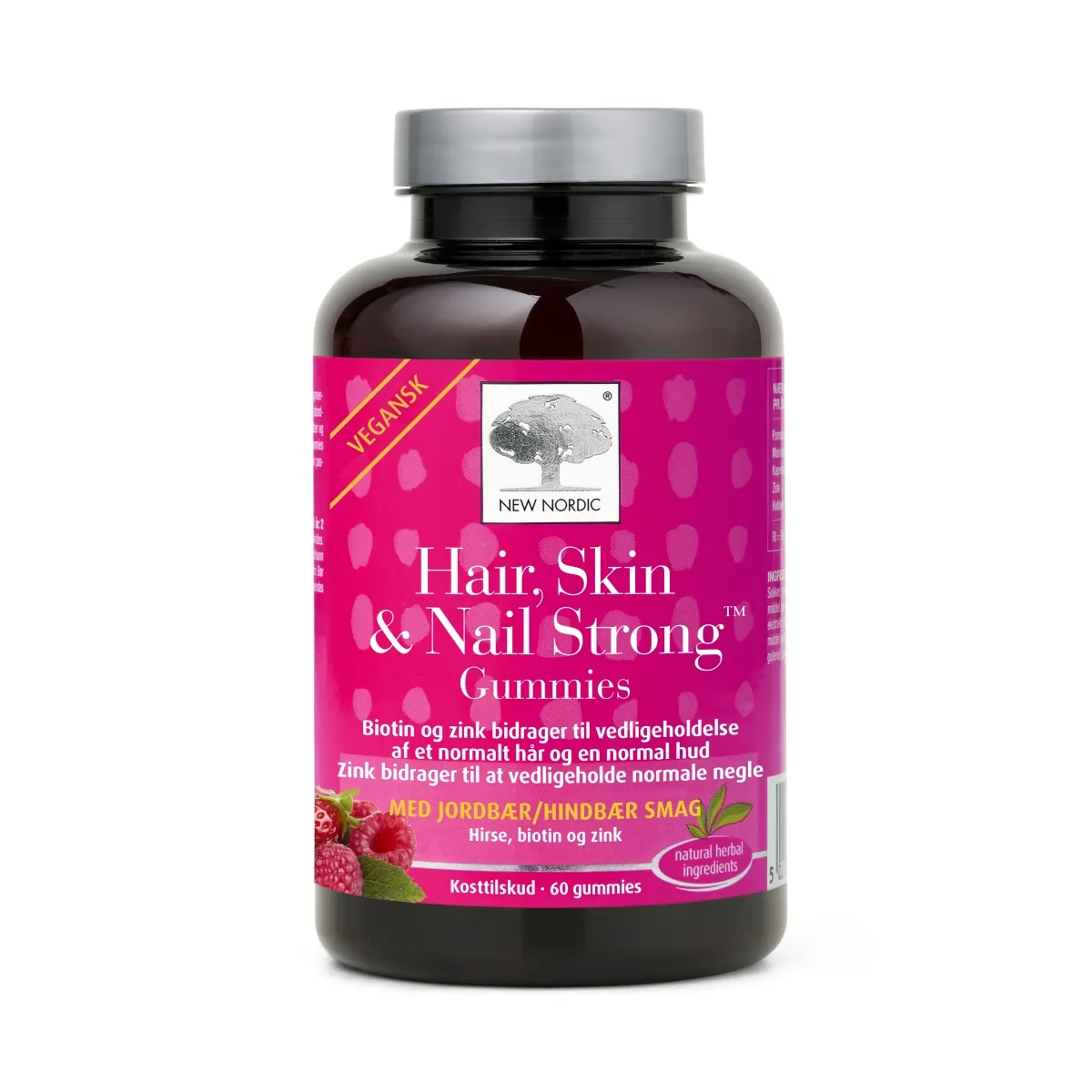 NEW NORDIC HAIR, SKIN & NAIL STRONG GUMMIES N60 - Tootepilt